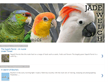 Tablet Screenshot of jadewelchbirds.com